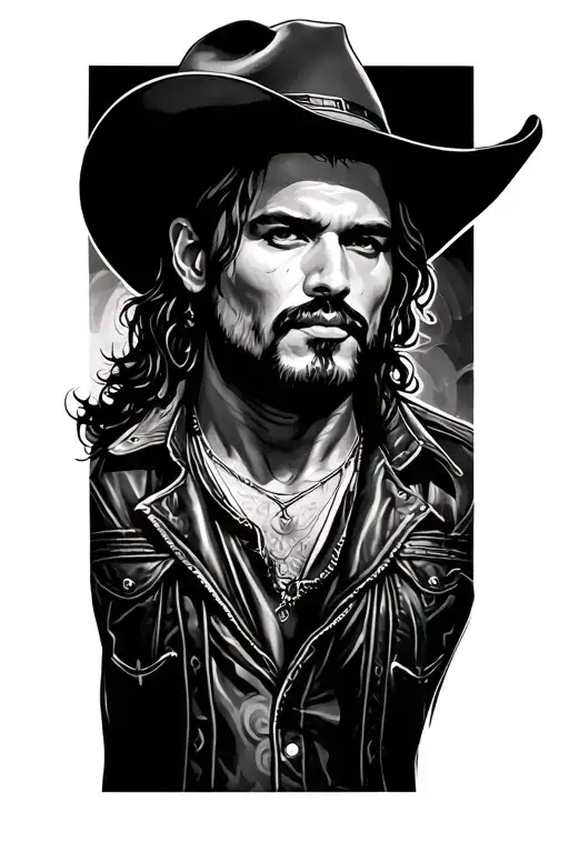 Waylon Jennigs tattoo design idea