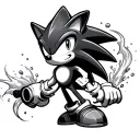3B Sonic Blast tattoo design idea