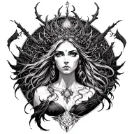 eris goddess of chaos  tattoo design idea