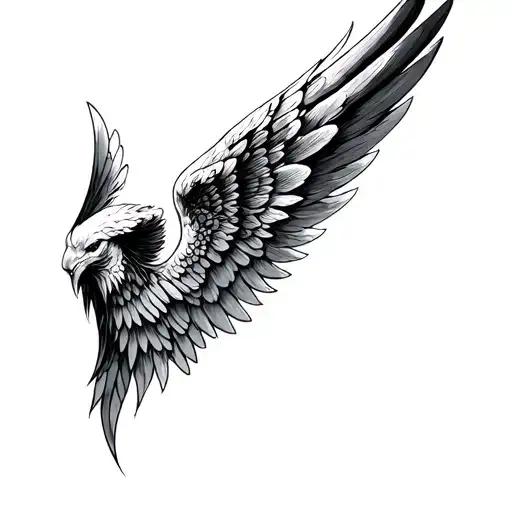 seraphim wing tattoo tattoo design idea