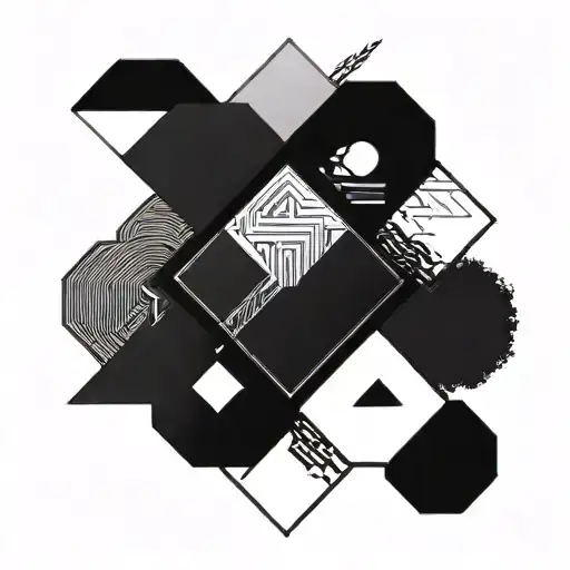 loss of freedom, personality decomposition, parting with the love of one’s life, a dark streak in life, mother’s health tattoo design idea