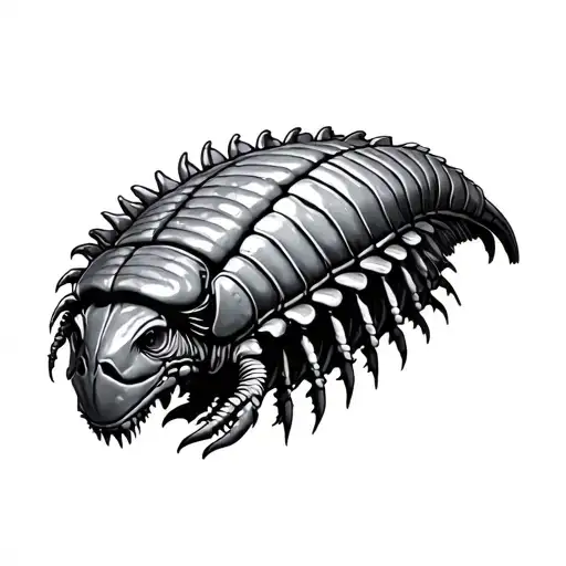 Trilobite tattoo design idea