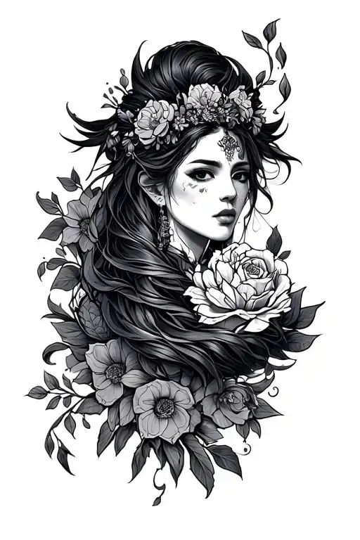 oubaitori for upper arm tattoo design tattoo design idea