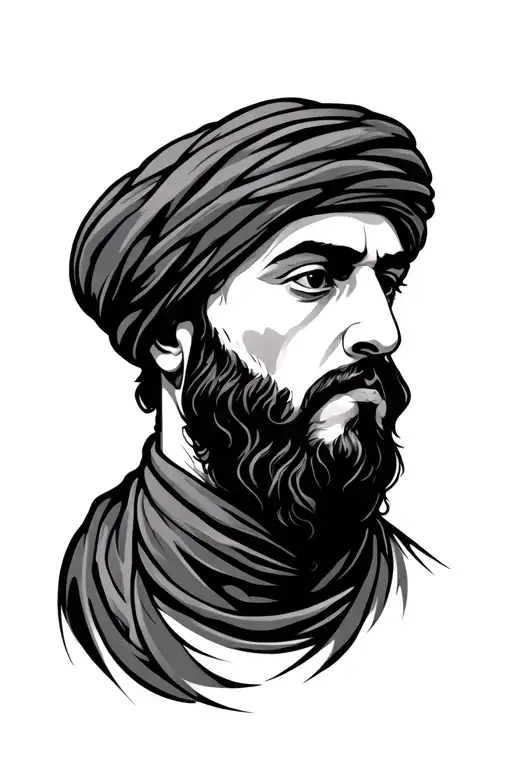 Islam shia religious imam tattoo design idea