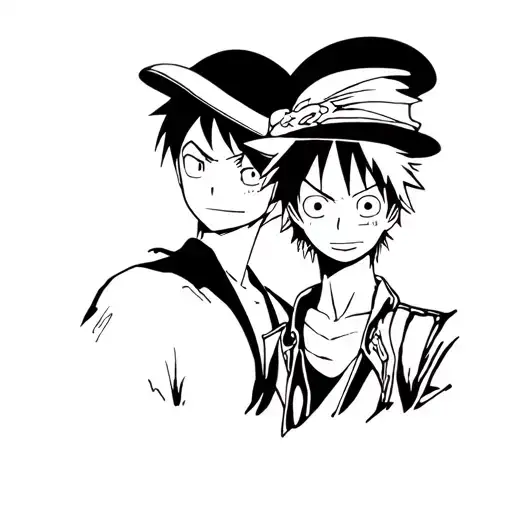 Luffy Ace and Sabo who speaks tattoo design idea