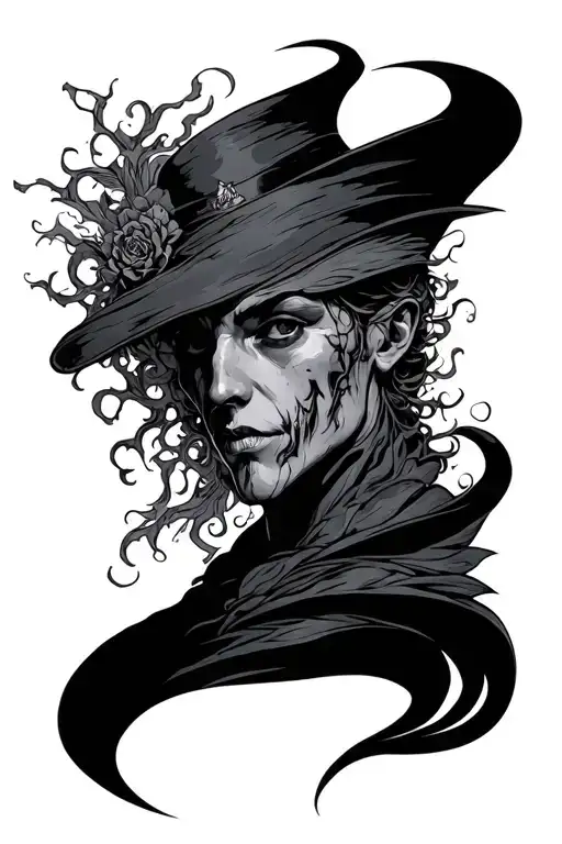 Risk to become rich tattoo design idea