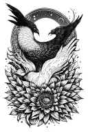 do not go gentle into that goodnight tattoo design idea