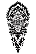 Indian tattoo design idea