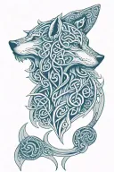 # Celtic Wolf Head Cover-Up Tattoo Design Specification## Overall Dimensions and Placement- Primary design spans 8-10 tattoo design idea