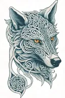 # Celtic Wolf Head Cover-Up Tattoo Design Specification## Overall Dimensions and Placement- Primary design spans 8-10 tattoo design idea