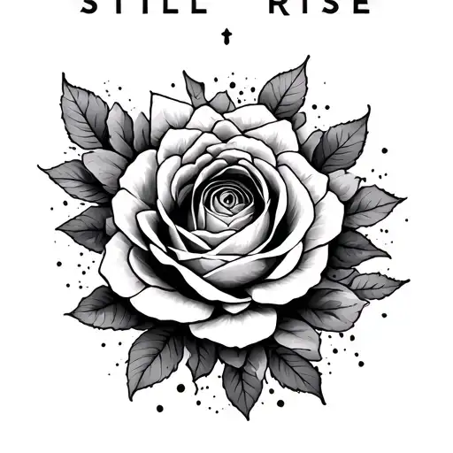 still I rise tattoo design idea