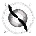 "Malkuth" Concept: Heaven and Earth, Side by Side — Overlapping RealmsCore Structure	•	Two intersecting circles (like a Venn di tattoo design idea