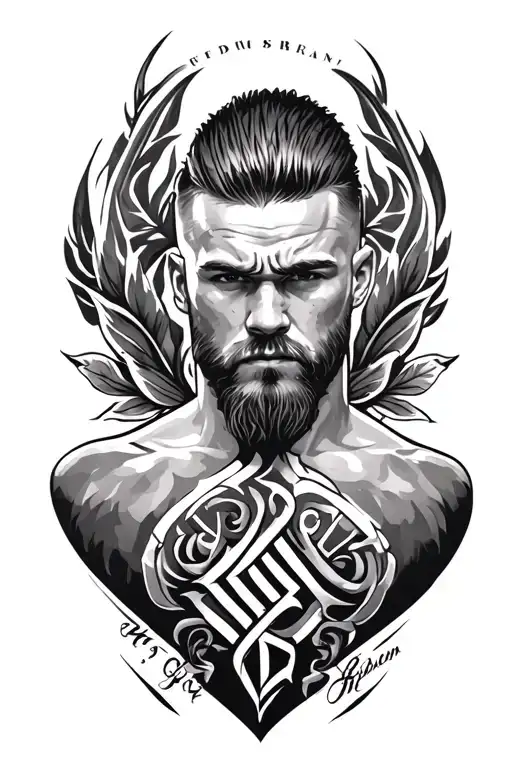 mcgregor type back tattoo design inspired tattoo featuring tattoo design idea