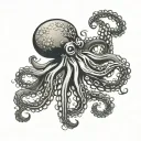 Japanese Octopus tattoo design idea