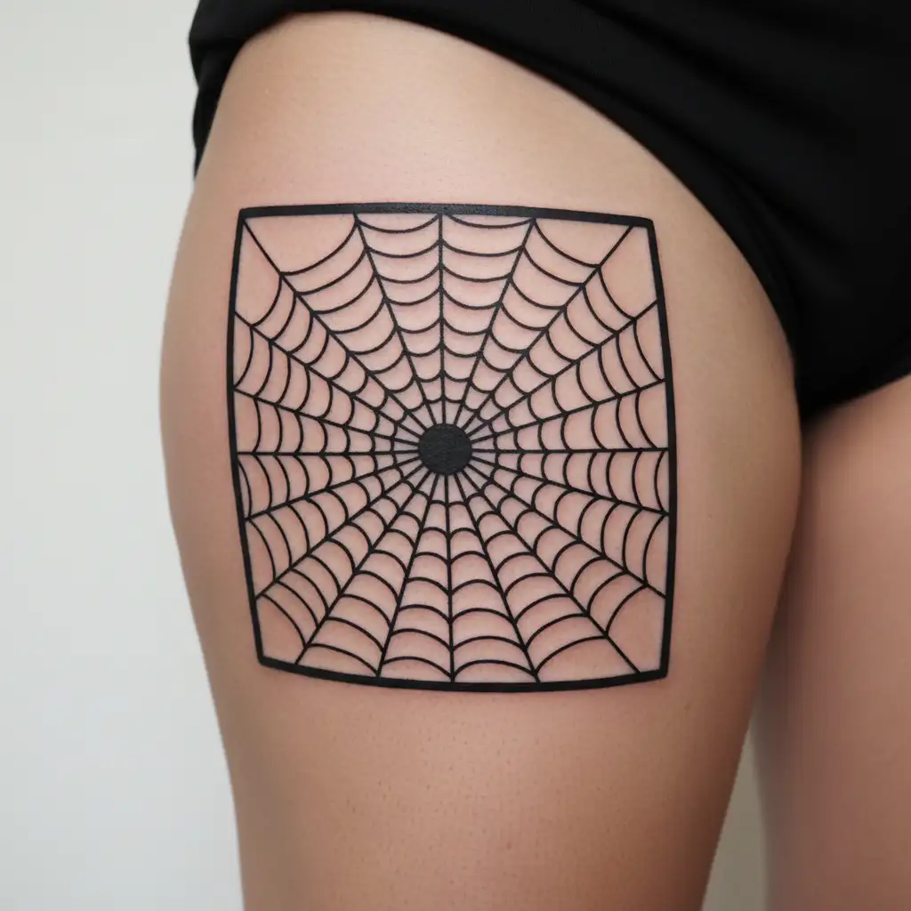 spider web tattoo design blackout arm sleeve tattoo design idea