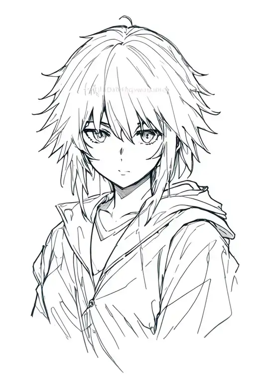 bleach anime tattoo design idea