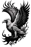 New Liver, Same Eagles Prometheus fire tattoo design idea