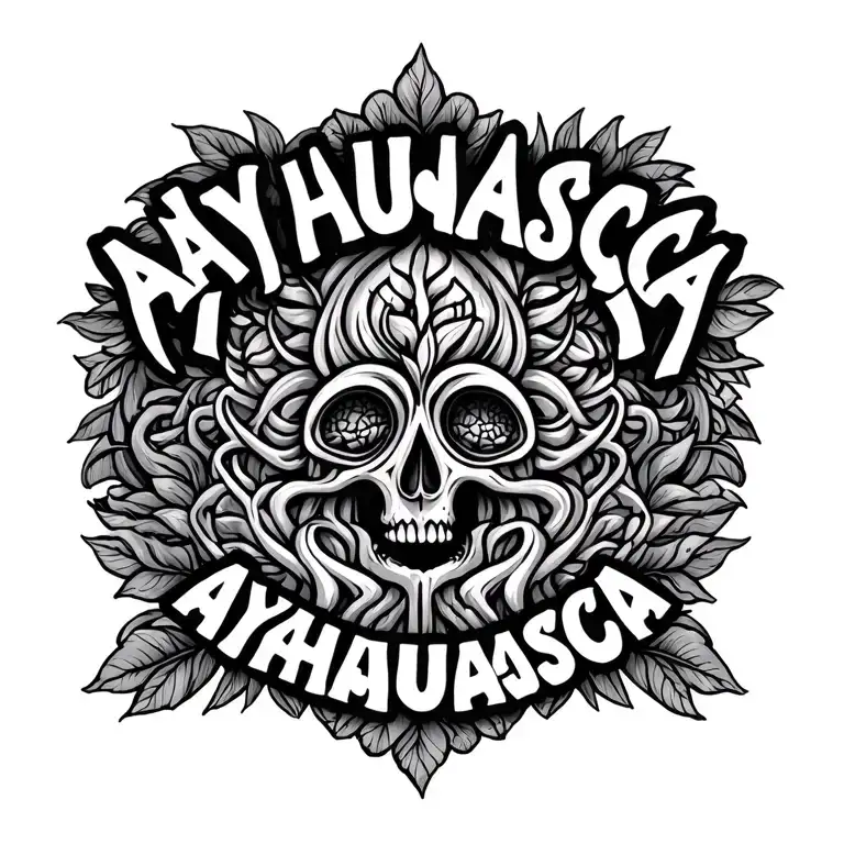 "Ayahuasca" Ayahuasca tattoo design idea