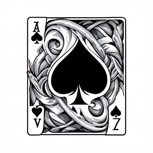 7 of spades 2 of diamonds tattoo design idea