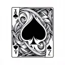 7 of spades 2 of diamonds tattoo design idea