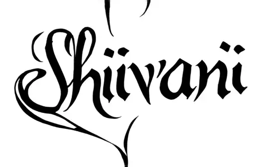 "Shivani" tattoo design idea