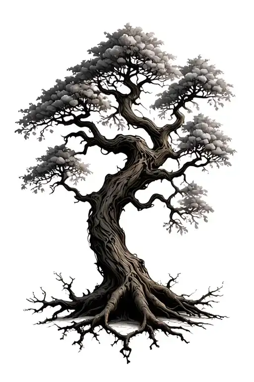 poison tree with each branch representing tattoo design idea