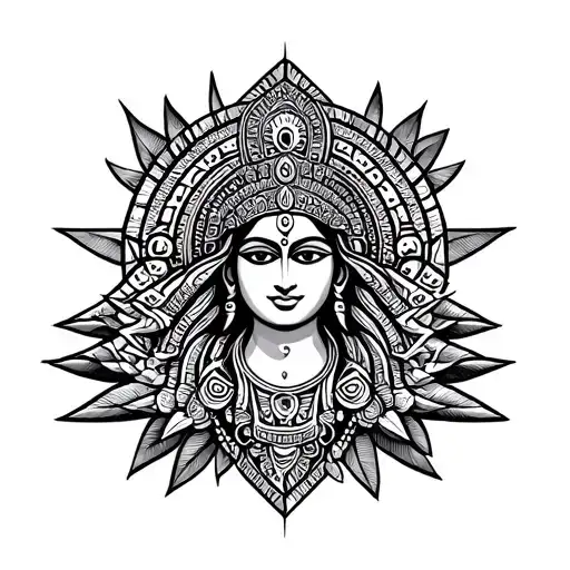 Murugan tattoo design idea