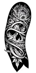 Anglo Saxon pattern inspired tattoo design idea