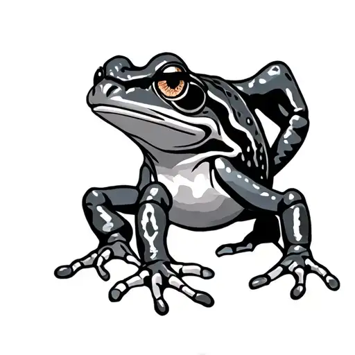 Bone Frog coast guard hawaii inspired tattoo design idea