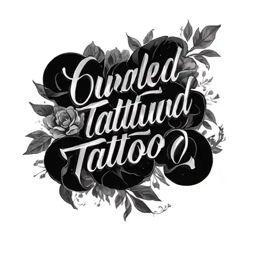 Script tattoo design idea