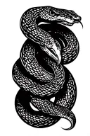 snake tattoo design idea
