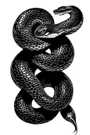 snake tattoo design idea