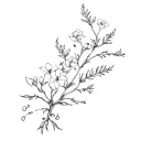 Spring Hell and Paradise tattoo design idea