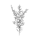 Spring Hell and Paradise tattoo design idea