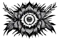 Be Present tattoo design idea