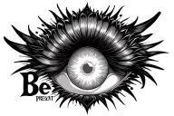 Be Present tattoo design idea