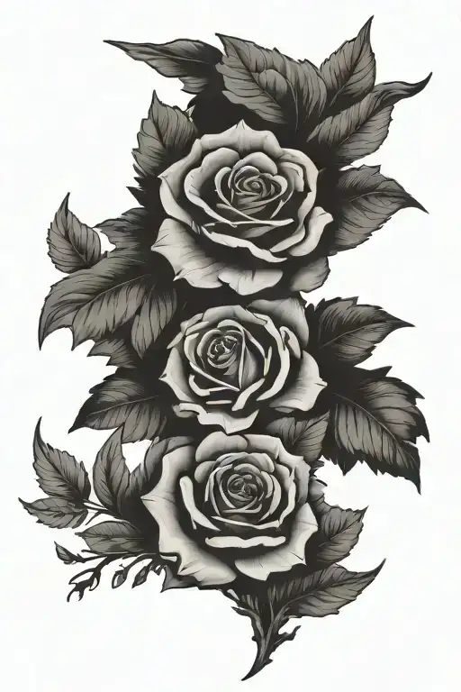 country Georgia tattoo design idea