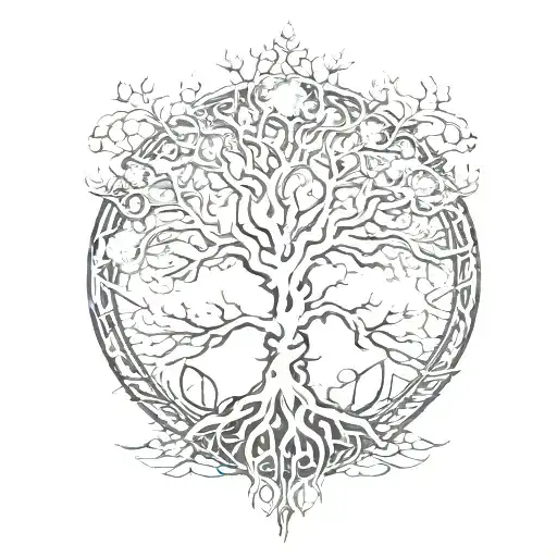tree of life tattoo tattoo design idea