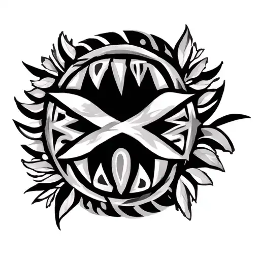 Puerto Rican Taino tribal tattoo tattoo design idea