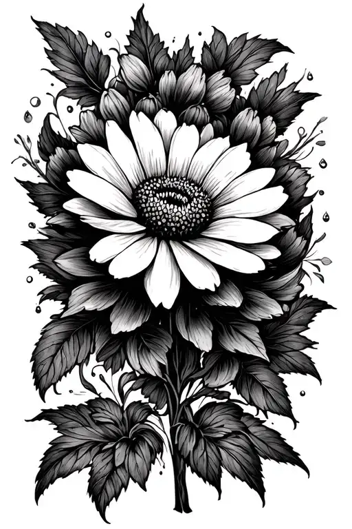 Hour Flower like described in momo tattoo design idea