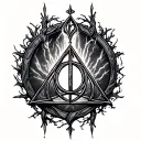 Deathly Hallows tattoo design idea