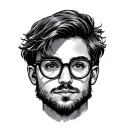 nerd tattoo design idea