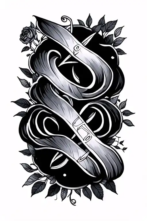 xoxo tattoo design idea