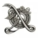 92 Til Infinity tattoo design idea