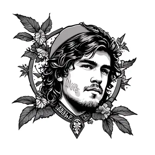 American traditional Morgan Wallen theme  tattoo design idea