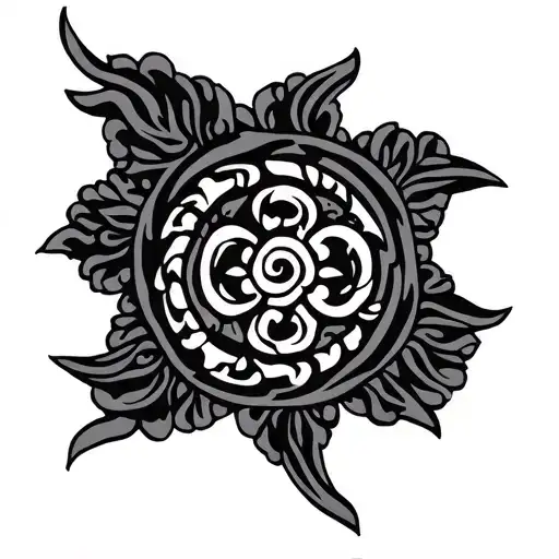 Hmong symbols tattoo design idea