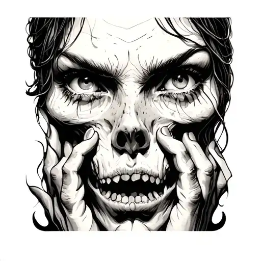 Anxiety tattoo design idea