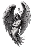angel wings memorial tattoo tattoo design idea