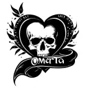 Omerta tattoo symbol, family, friends and love, and loyalty as the most important atribute tattoo design idea