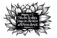 Make a outer forearm tattoo with Philippians 4:13 written tattoo design idea